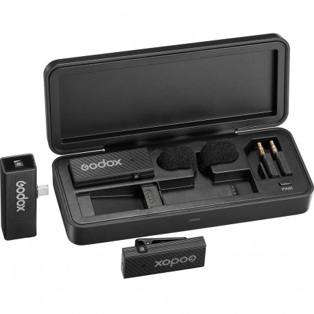 Audio Equipment - Godox MoveLink Mini UC Kit 2 Wireless Microphone System Black