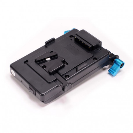 Power Supply Unit - Caruba V Mount Power Supply 15mm Rod Mount USB, D Tap, 12V, 7.2V