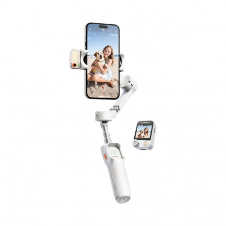 Gimbal Stabilizer - Hohem iSteady V3 3-Axis Smartphone Gimbal AI Tracking White