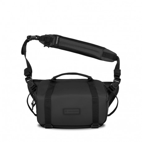 Camera Sling Bag - WANDRD ROGUE Sling 6L Expandable Laptop Sleeve Black V2
