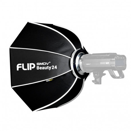 Lighting Modifier - SMDV Speedbox Flip Beauty Dish 24 Soft Light White