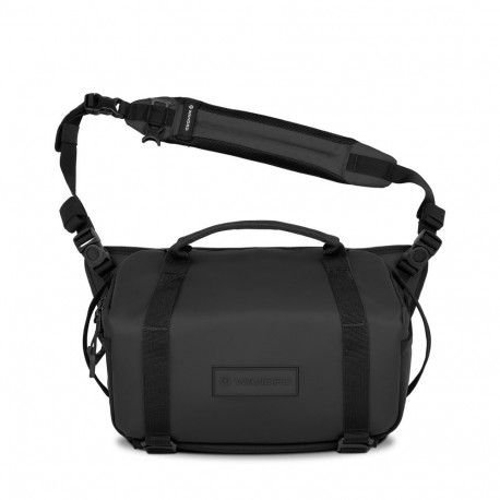 Camera Sling Bag - WANDRD ROGUE Sling 9L Expandable Laptop Sleeve Black V2