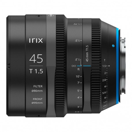 Cine Lens - Irix 45mm T1.5 for Canon RF, 9-blade iris, 180° focus rotation