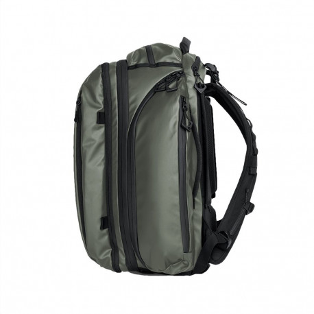 Travel Backpack - WANDRD Transit 35L Weatherproof Camera Bag Wasatch Green