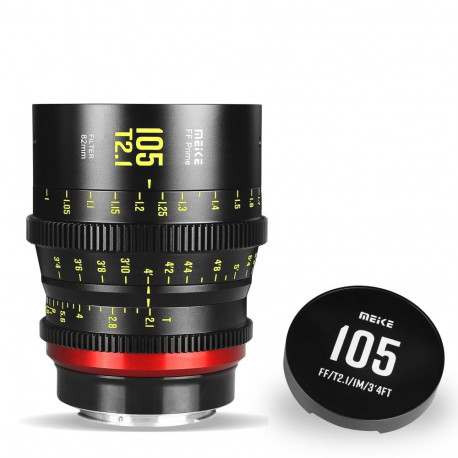 Cine Lens - Meike MK 105mm T2.1 Canon RF Mount Full-Frame Metal