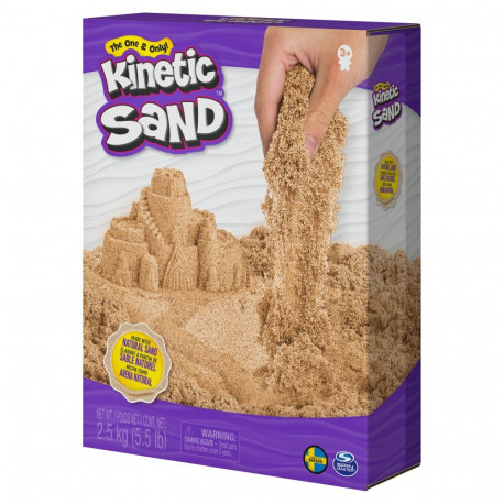 KINETIC SAND pruun plastiliiv 2,5 kg