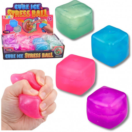 Antistressi jääkuubik squishy härmatisega 5,5cm