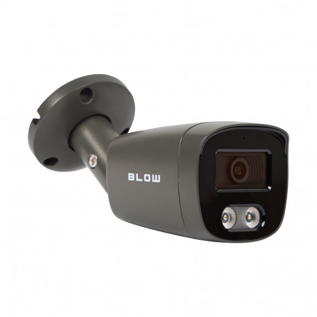 77-865# Blow 8MP BL-I8HL28BBM/POE grafiithall silinder-IP-kaamera mikrofon HybridLight