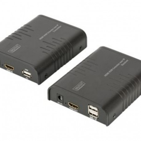 DIGITUS HDMI KVM pikendus 120 m võrgu kaabli kaudu Cat 5 5E 6 Full HD 1080p