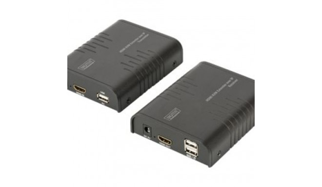 DIGITUS HDMI KVM Extender 120 m over network cable Cat 5 5E 6 Full HD 1080p