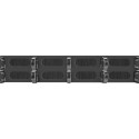 19" CABLE MANAGEMENT BRUSH PANEL 10 RINGS TYPE B 2U BLACK LANBERG