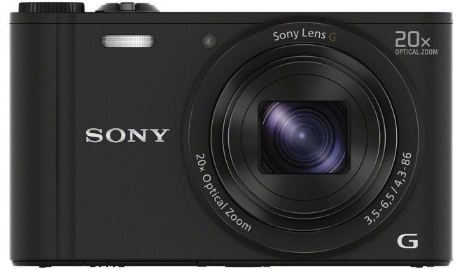 Sony DSC-WX350, melns