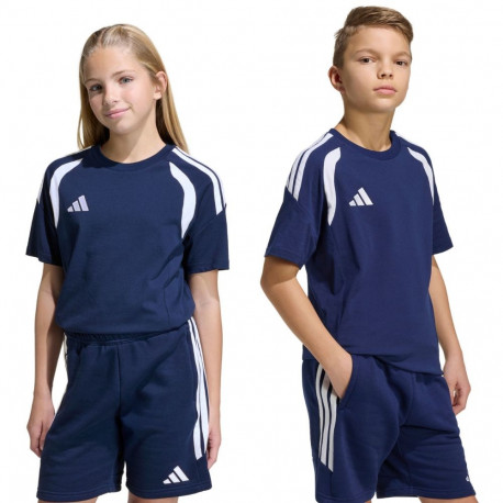 Koszulka dla dzieci adidas Tiro 26 League Tee granatowa JY7225 164cm