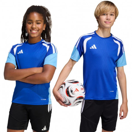 adidas laste treeningsärk Tiro 26 Competition Training KA7602 152cm, sinine-helesinine