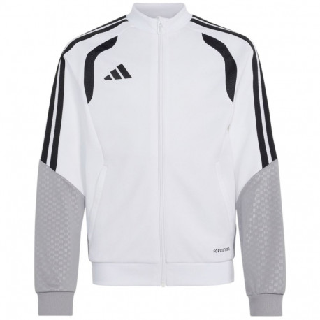 Bluza dla dzieci adidas Tiro 26 Competition Training biało-szara KA7716 164cm