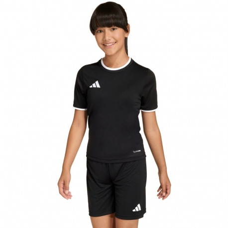Koszulka dla dzieci adidas Entrada 26 Jersey czarna JZ2524 116cm