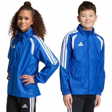 Adidas laste tuulepluus Tiro 26 League JY9723 128cm, sinine