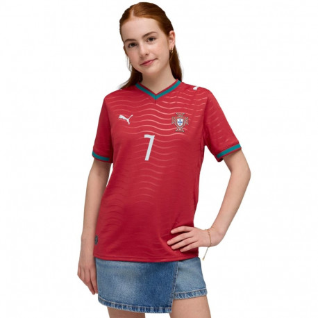 Koszulka dla dzieci Puma Portugalia FPF Home Jersey Replica 788144 77 116cm