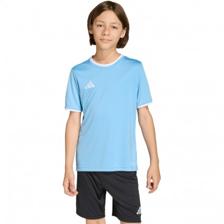 Koszulka dla dzieci adidas Entrada 26 Jersey błękitna JZ2527 128cm