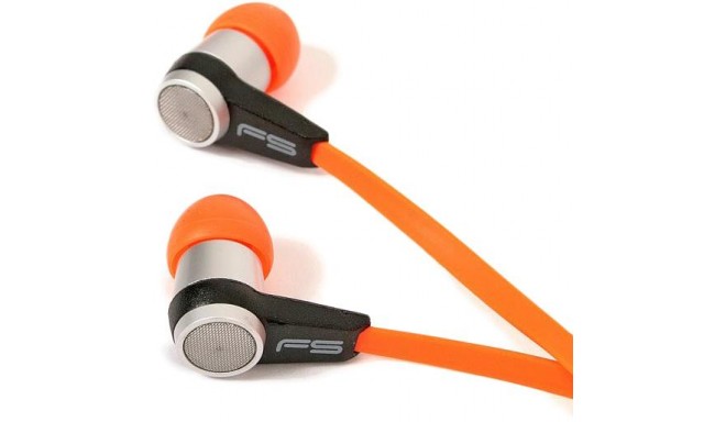 Omega Freestyle наушники + микрофон FH2110, оранжевый