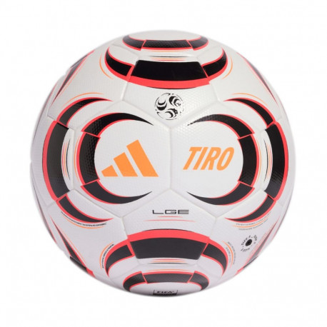 Piłka nożna adidas Tiro League biało-czarno-pomarańczowa KA5263 4