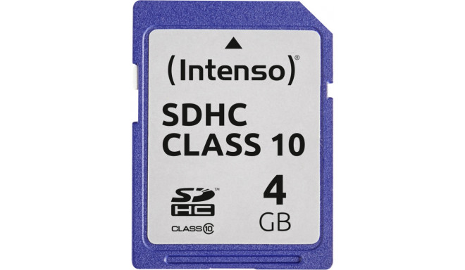 Intenso mälukaart SDHC 4GB C10 (avatud pakend)