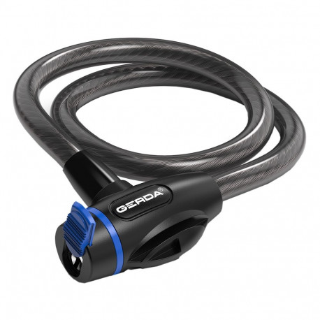 Gerda rattalukk Flex 650/12T ümar korpus, must