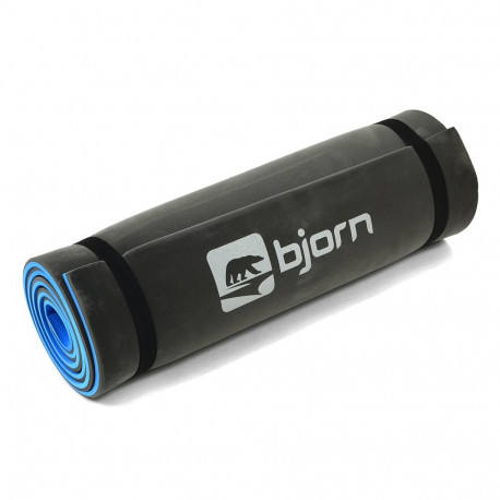 Mata Bjorn Eva 2-warstwowa czarno-niebieska 180x50x1,0cm DK 2267-1