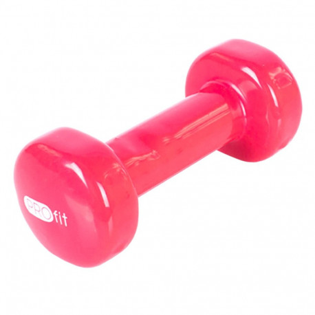 Hantel winylowy Profit 1,5 kg różowy DK 4102