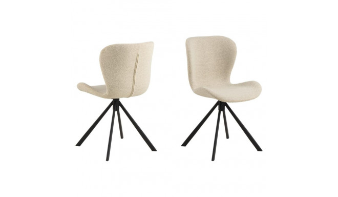 Söögitool BATILDA-A1 pöörlev, kreemjas