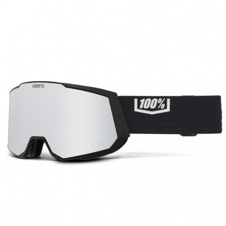 100percent SNOW - SNOWCRAFT XL must HiPER hõbedane peegel