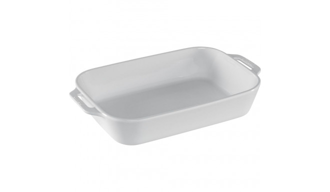 Staub Rectangular Dish Ceramic, White, 34x24cm