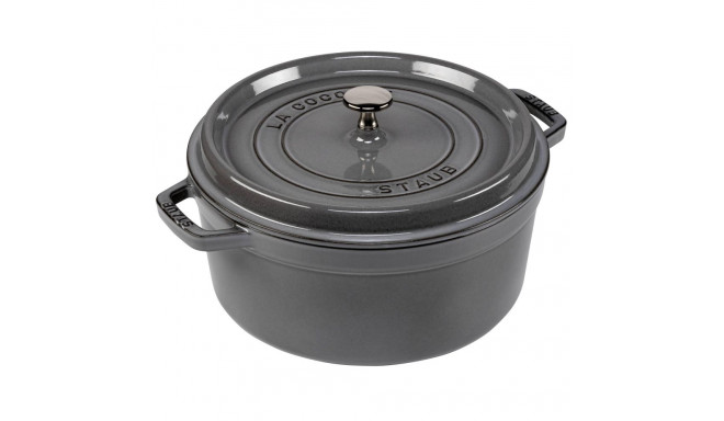 Staub ümmargune malmist hautamispott, 26cm grafiithall
