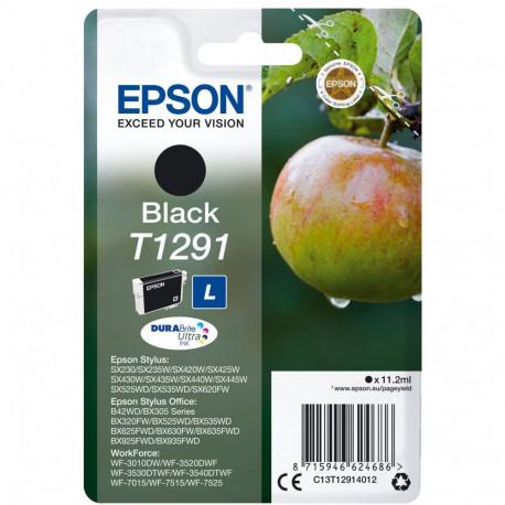 Epson ink cartridge black DURABrite T 129           T 1291