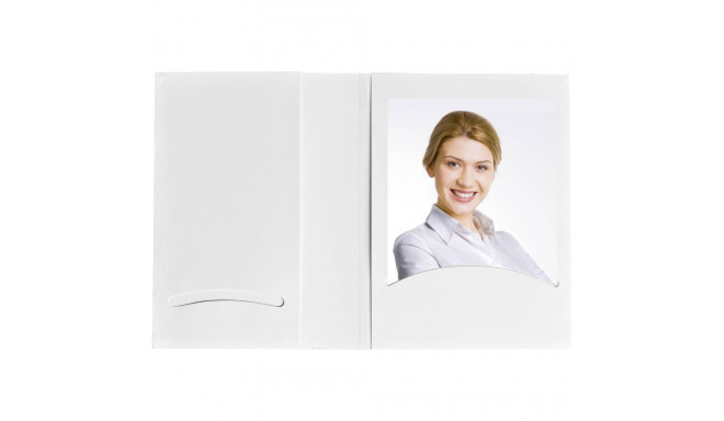 1x100 Daiber portrait folders w. CD archieve, 10x15 white