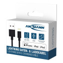 Ansmann andmeside- ja laadimiskaabel USB-Lightning 100 cm