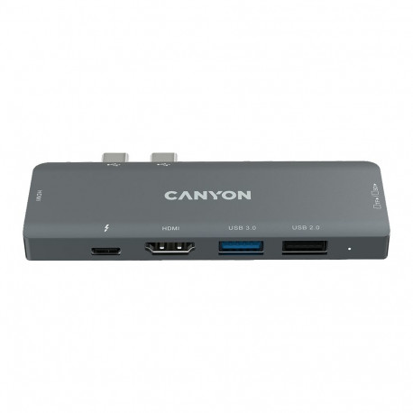 CANYON hub DS-5 7in1 Thunderbolt 3 Space Grey