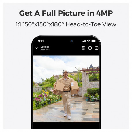 Reolink D340B uksekella komplekt kella ja 64GB mäluga