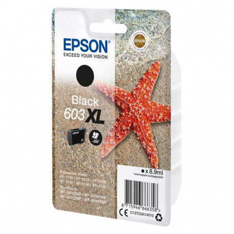 Epson 603XL C13T03A14010 must tint, kuni 500 lehekülge