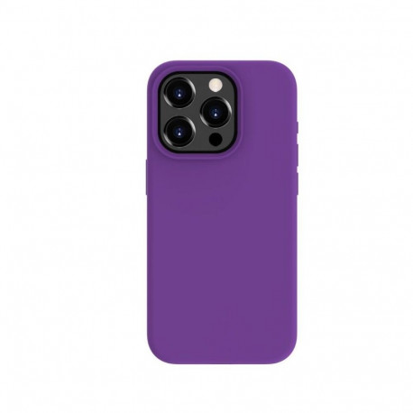 Connect Samsung Galaxy A54 Premium Quality Soft Touch Silicone Case Blue Purple