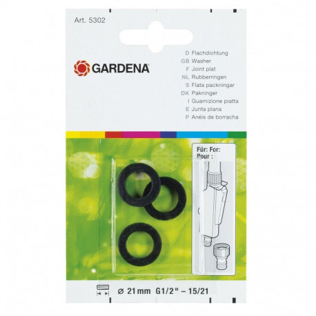 Gardena flat gasket, 3 piecesi (5302)