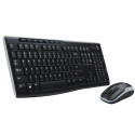 Logitech keyboard MK270 Wireless, black + mouse