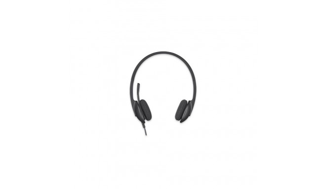 Stereo Headset H340 (schwarz, Retail)