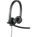 Logitech H570e Stereo Headset black