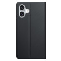 3mk Wallet Case for iPhone 16 - Black
