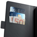 3mk Wallet Case for iPhone 16 - Black