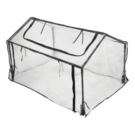 Flo GARDEN GREENHOUSE 90003, 60x80x120cm, PVC, terasraam 12mm, minikasvuhoone