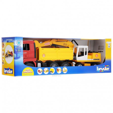 TOY CONSTRUCTION TRUCK MAN TGA BRUDER