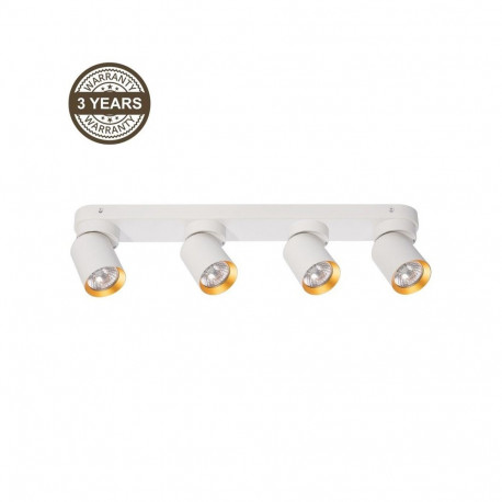 LAELAMP TUNIS 4XGU10 ML9938 VALGE/KULDNE