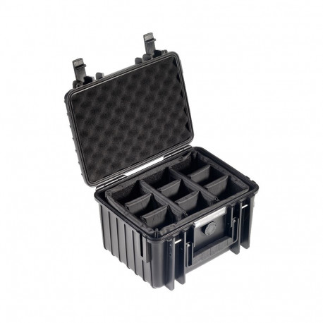 BW Outdoor Cases Type 2000 / Black (divider system)